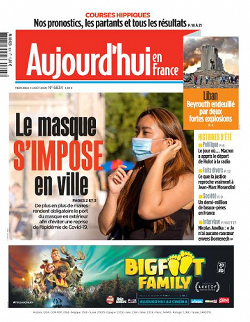 Aujourd’hui en France - 5 Août 2020