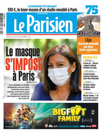 Le Parisien du Mercredi 5 Août 2020