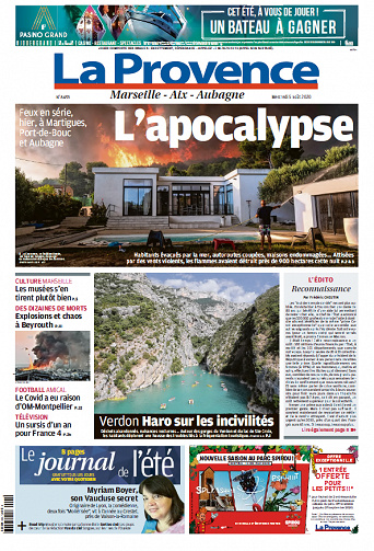 La Provence  Marseille - Mardi 5 août 2020