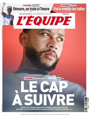 L’equipe du Jeudi 6 Août 2020