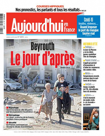 Aujourd’hui en France - 6 Août 2020