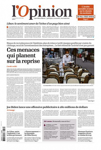 L’Opinion - 6 Août 2020