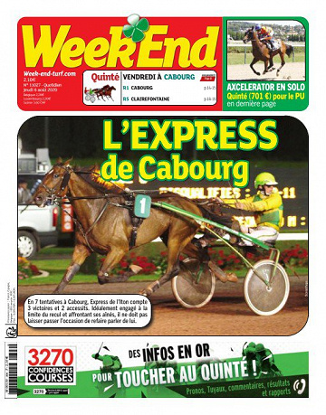 Week end du jeudi 06 aout 2020