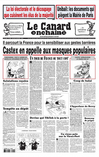 Le Canard enchaîné N°5204 - 5 Août 2020