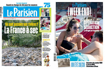 Pack Le Parisien + Le Parisien Week-End - Vendredi 7 Août 2020