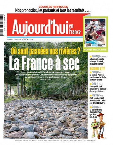 Aujourd’hui en France - 7 Août 2020