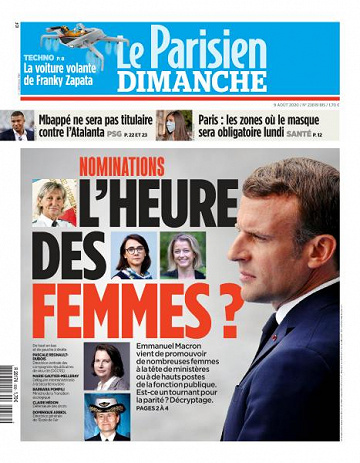 Le Parisien du Dimanche 9 Août 2020