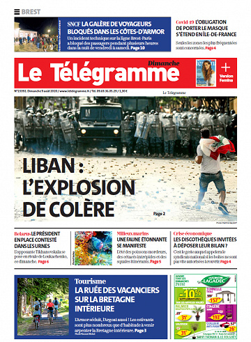 Le Télégramme Brest - Dimanche 9 août 2020