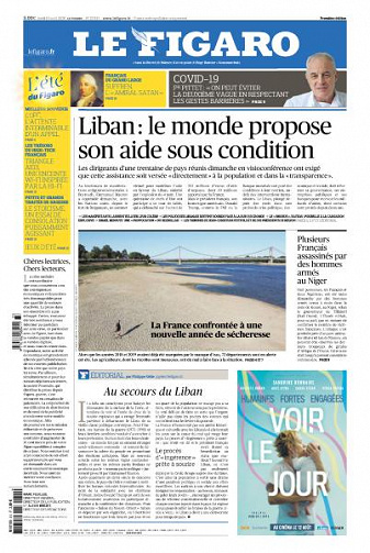 Le Figaro du Lundi 10 Août 2020
