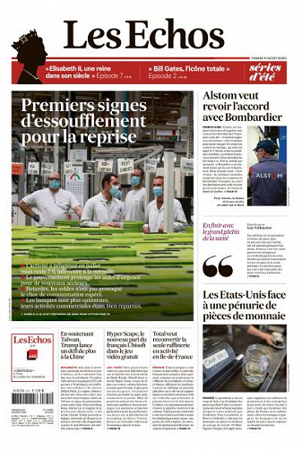 Les Echos du Mardi 11 Août 2020