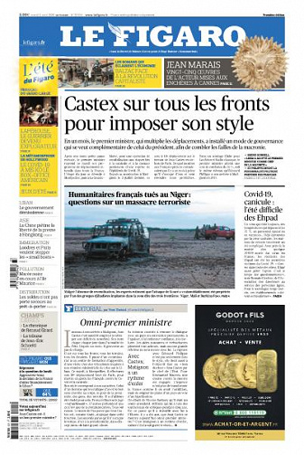 Le Figaro du Mardi 11 Août 2020