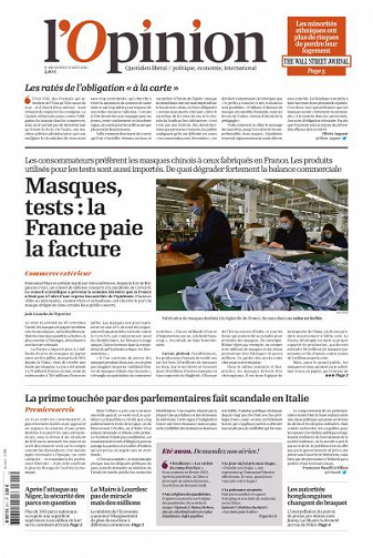 L’Opinion - 11 Août 2020