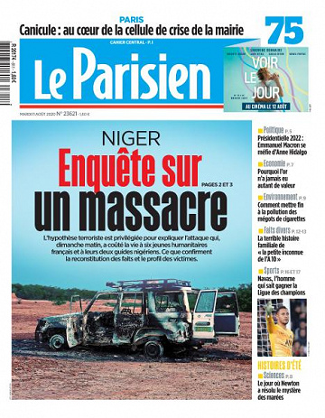 Le Parisien du Mardi 11 Août 2020