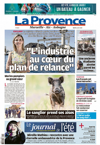 La Provence  Marseille - Mardi 11 août 2020
