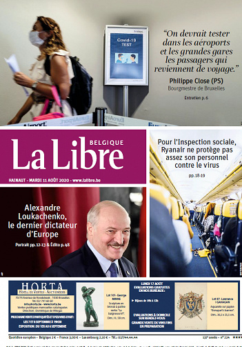 La Libre Belgique-Hainaut - Mardi 11 Août 2020