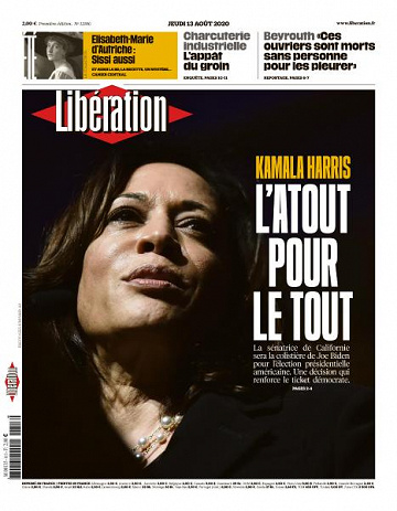 Libération du Jeudi 13 Août 2020