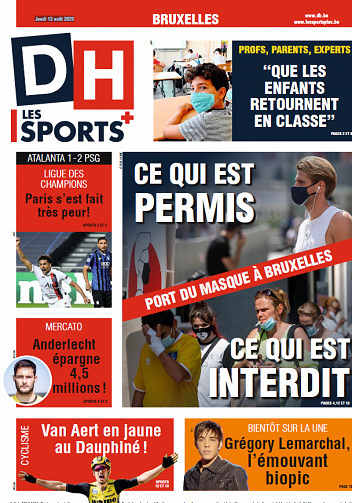 La Dernière Heure-Bruxelles - Jeudi 13 Août 2020