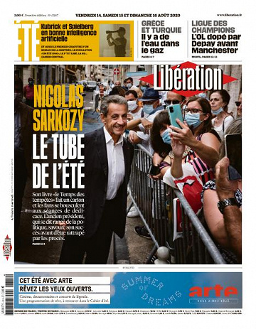 Libération du Vendredi 14 et Dimanche 16 Août 2020