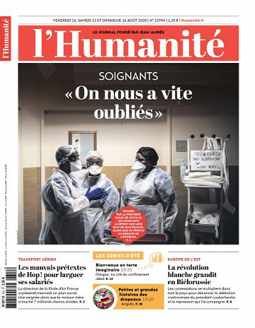 L’Humanite - 14-16 Août 2020