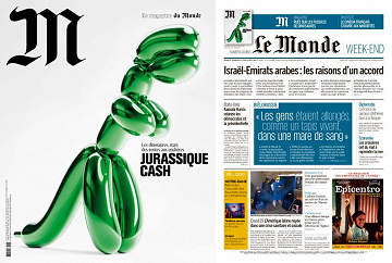 Pack Le Monde + M le Magazine du Monde - Samedi 15 Août 2020
