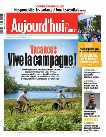 Aujourd’hui en France - 15 Août 2020