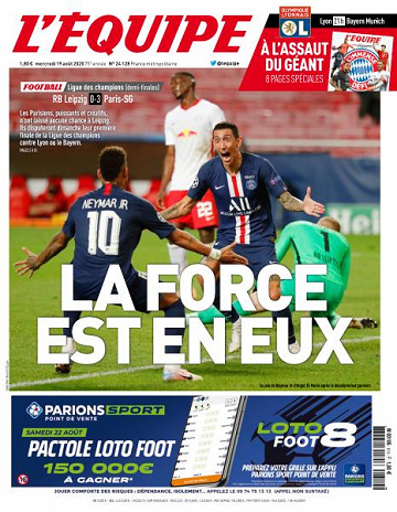 L’equipe du Mercredi 19 Août 2020