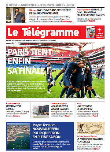 Le Télégramme Brest - Mercredi 19 août 2020