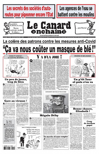 Le Canard enchaîné N°5206 - 19 Août 2020
