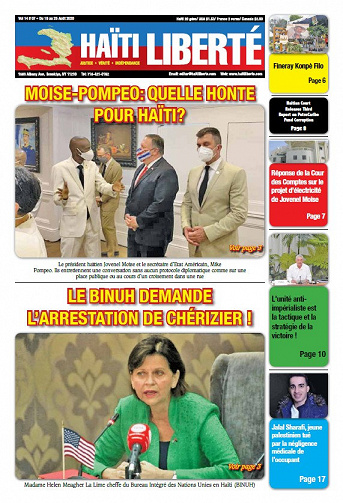 Haïti Liberté - 19 au 25 Août 2020