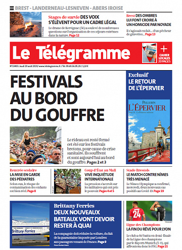 Le Télégramme Brest - Jeudi 20 août 2020