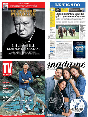 Pack Le Figaro et ses 3 suppléments - Vendredi 21 Août 2020