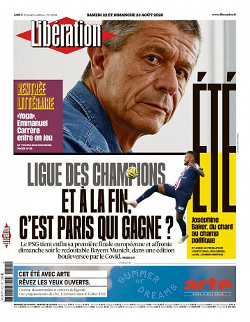 Libération du Samedi 22 et Dimanche 23 Août 2020