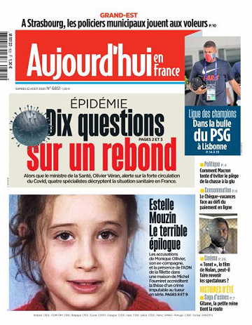 Aujourd’hui en France - 22 Août 2020