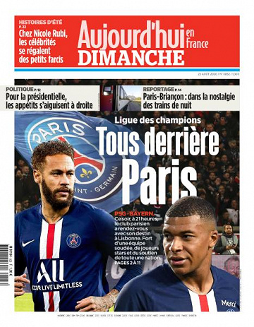 Aujourd’hui en France - 23 Août 2020