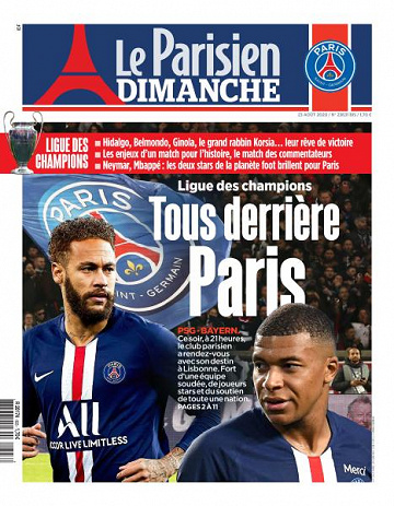Le Parisien du Dimanche 23 Août 2020