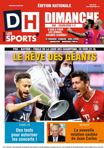 La Dernière Heure - Édition nationale - Dimanche 23 Août 2020