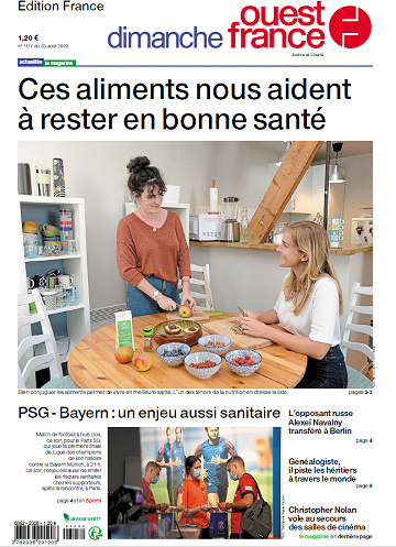 Ouest France - Edition France, Dimanche 23 août 2020
