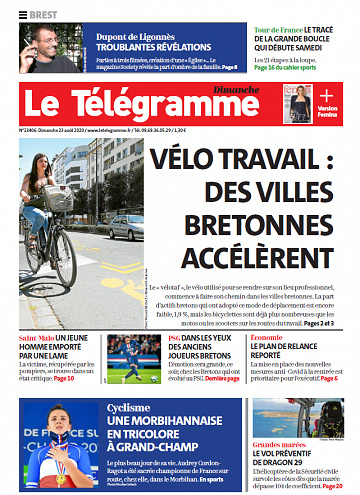 Le Télégramme Brest - Dimanche 23 août 2020