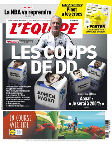 L’equipe du Vendredi 28 Août 2020