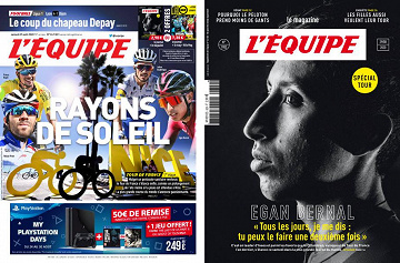 Pack L’Equipe + L’Equipe Magazine - Samedi 29 Août 2020