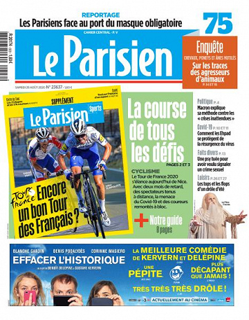 Le Parisien du Vendredi 29 Août 2020