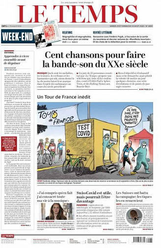 Le Temps - 29 Août 2020