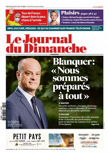 Le Journal du Dimanche - 30 Août 2020