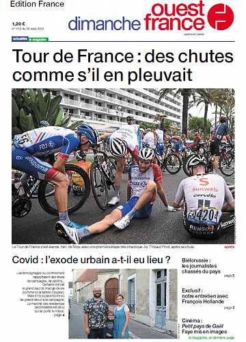 Ouest France - Edition France, Dimanche 30 août 2020