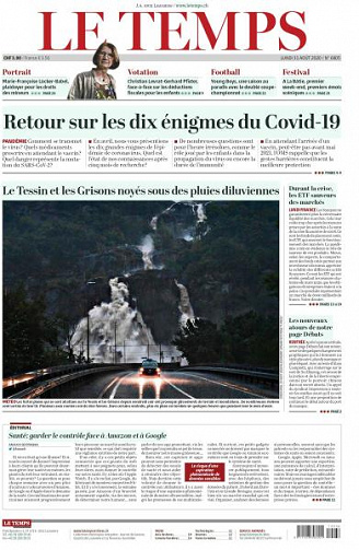 Le Temps - 31 Août 2020