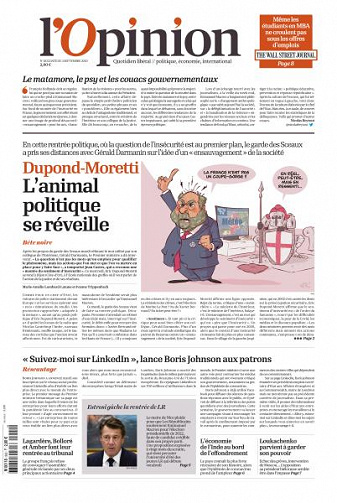 L’Opinion - 2 Septembre 2020