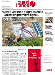 Ouest-France Édition France, Jeudi 3 Septembre 2020