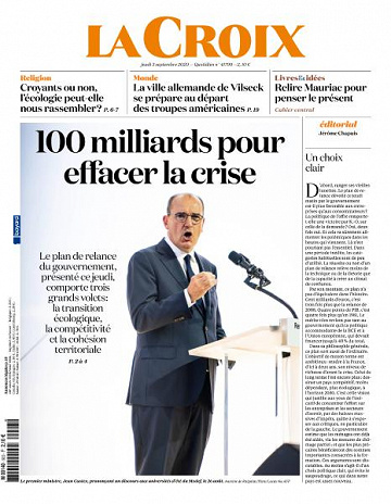 La Croix - 3 Septembre 2020