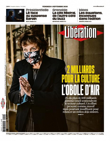 Libération du Vendredi 4 Septembre 2020