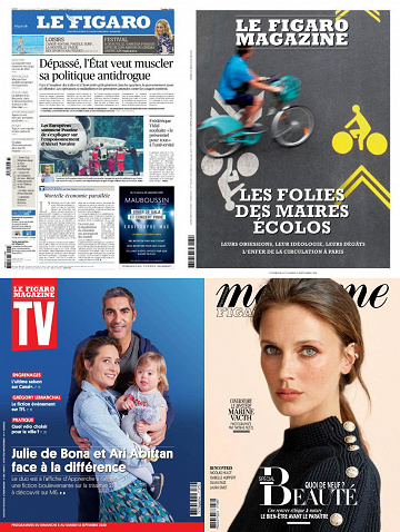 Pack Le Figaro et ses 3 suppléments - Vendredi 4 Septembre 2020
